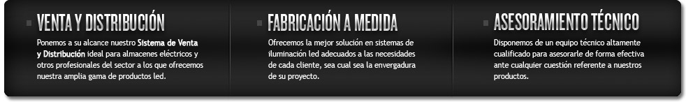 Venta y Distribución | Fabricación a medida | Asesoramiento Técnico
